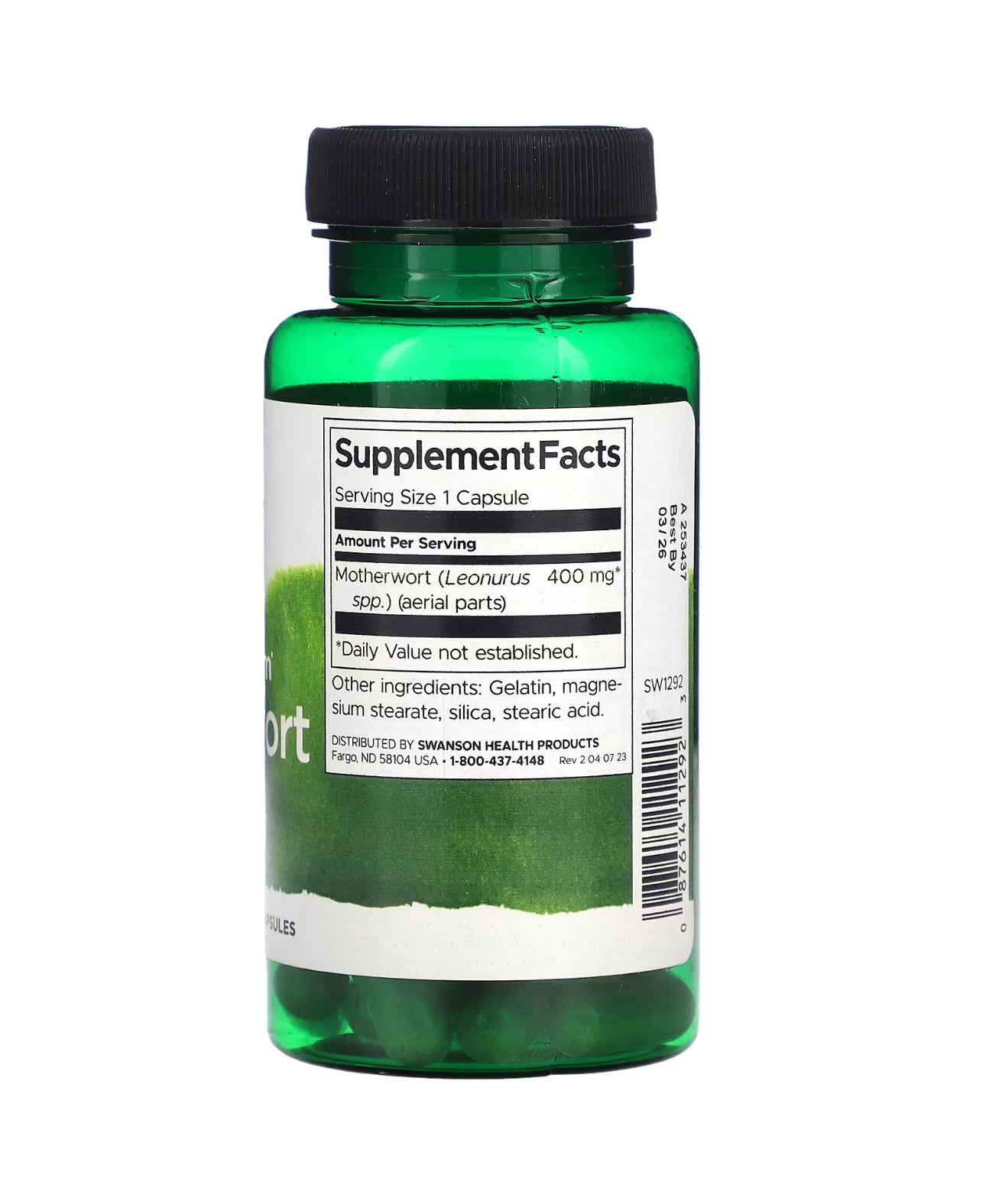 Swanson Full Spectrum Motherwort | 60 Capsules - Ome's Beauty Mart