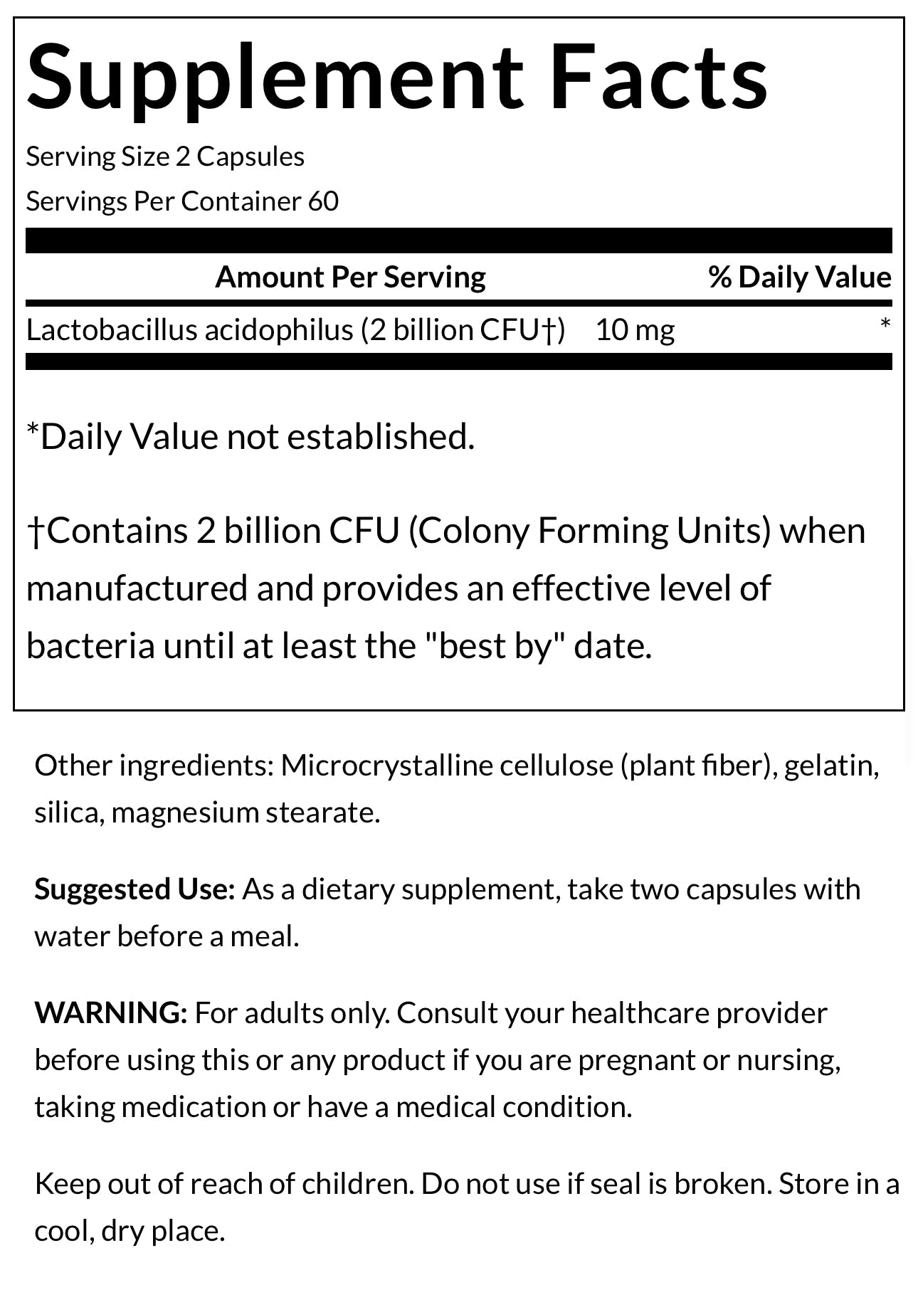 Swanson Probiotic for Daily Wellness (2 Billion CFU per Serving) 120 Capsules - Ome's Beauty Mart