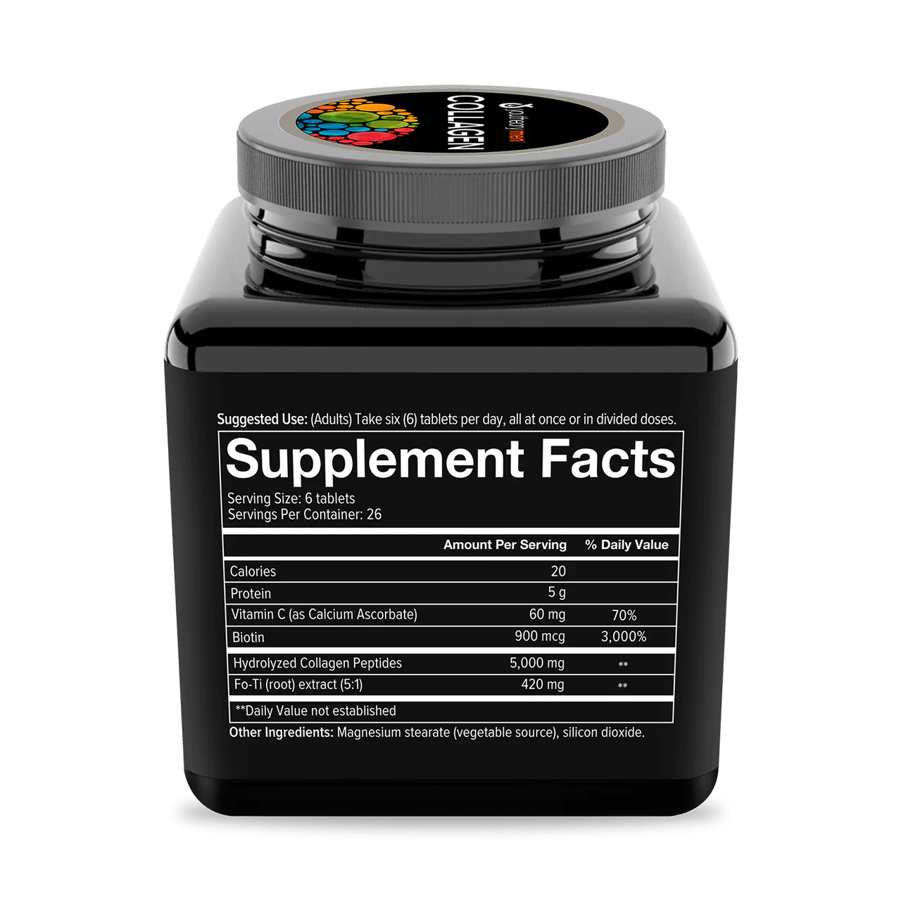 Youtheory Collagen for Men | With Biotin, Vitamin C and 18 Amino Acids, Gluten-Free Hydrolyzed Collagen | 160 Capsules Exp 06/2026 - Ome's Beauty Mart