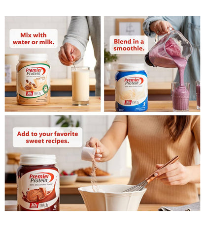 Premier Protein 100% Whey Protein Powder | 30g Protein | Vanilla Milkshake 23.3oz/663g; Exp 03/2027 𝐒𝐐𝐔𝐄𝐄𝐙𝐄𝐃 𝐏𝐀𝐂𝐊👉🏽 𝐂𝐡𝐞𝐜𝐤 𝐥𝐚𝐬𝐭 𝐩𝐢𝐜𝐭𝐮𝐫𝐞𝐬