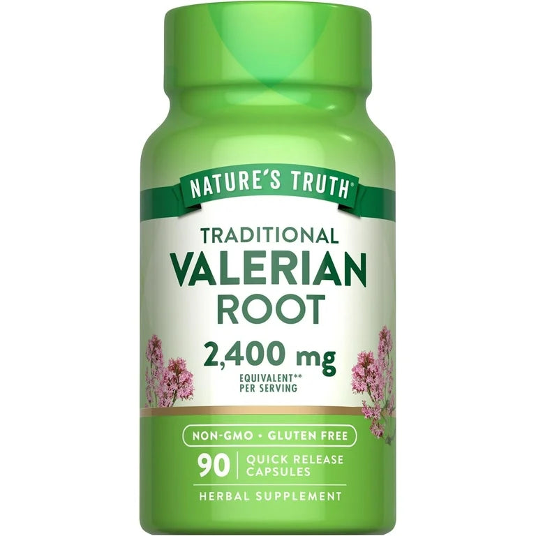 Nature's Truth Valerian Root 2400 mg | Traditionally Used to Support Relaxation and Calmness | 90 Capsules; Exp 05/2027