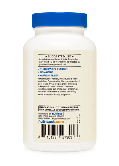 Nutricost Colostrum 1000 mg | Bovine Colostrum | Similar to Miracle Moo | 60 Servings | Boosts Immunity | Improves Gut Health | 120 Capsules; Exp 02/2028