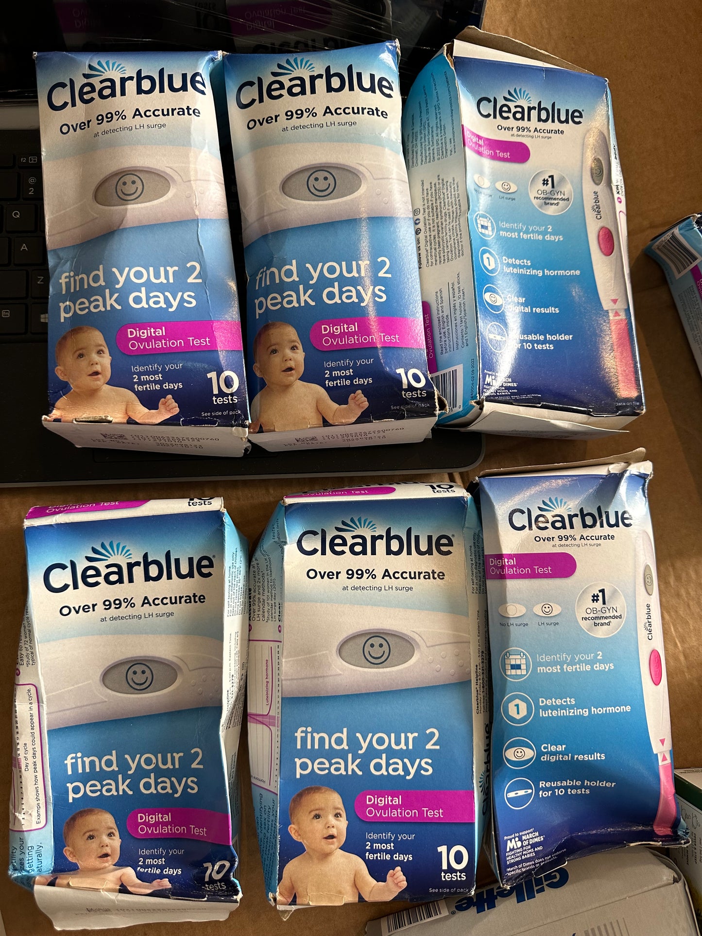 Clearblue Digital Ovulation Predictor Kit | Detects Your 2 Most FertileDays | Maximize Your Chance of Getting Pregnant | 10 Ovulation Tests; Exp 08/2027 ❗️Squeezed Paper Pack-See last picture