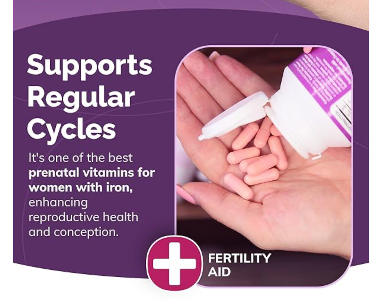 CONCEIVE PLUS Women's Fertility Support | Conception Prenatal Supplements for Her | Aids Hormonal Balance & Regular Cycles | With 23 Fertility Boosting Ingredients | 60 Capsules; Exp 08/2028 *New look