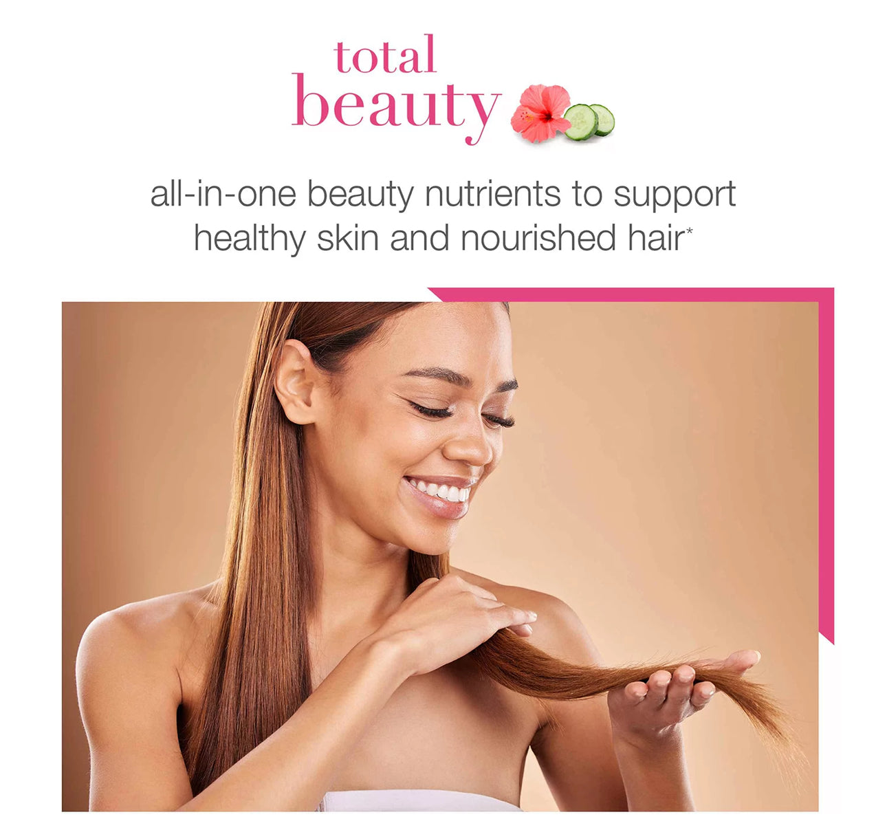 Youtheory Total Beauty Hyaluronic Acid, Collagen Peptides, Keratin & Biotin | 45 Day Supply | with Vitamin B6, Niacinamide, Pantothenic Acid | Supports Healthy Skin & Nourished Hair | 90 Capsules; Exp 10/2025