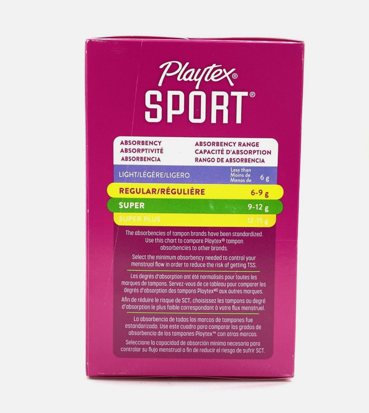 Playtex Sport Super Plus Absorbency Tampons | Fragrance-Free | 36 Super Plus Tampons