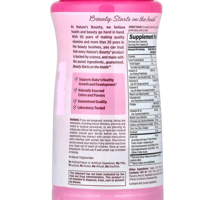 Nature's Bounty Optimal Solutions Essential Prenatal Gummies Mixed Berry Flavor | 50 Gummies; Exp 04/2027