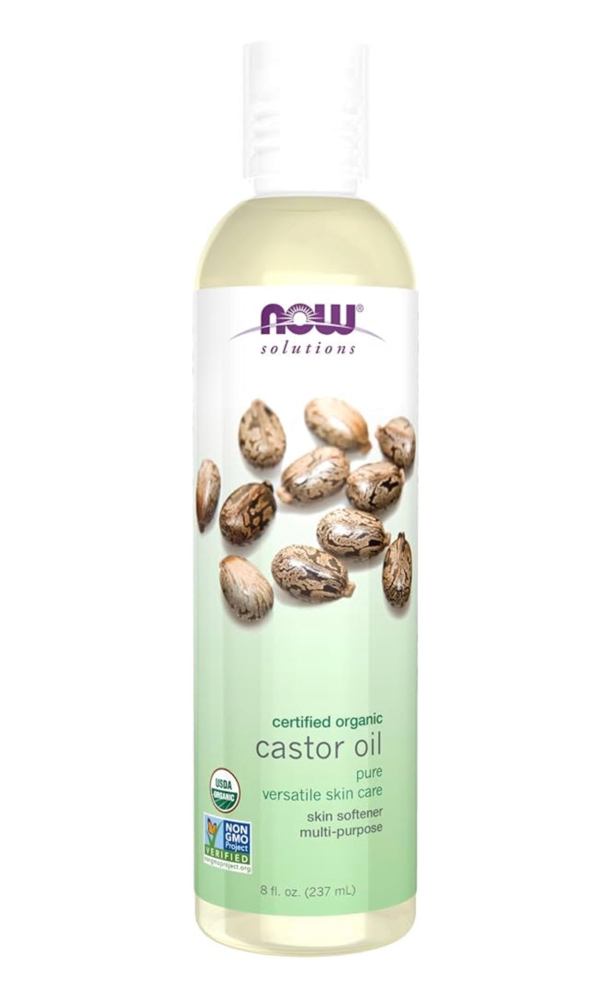 NOW 100% Pure Castor Oil | Versatile Skin Care & Skin Softener | 16oz/473ml; Exp 02/2029