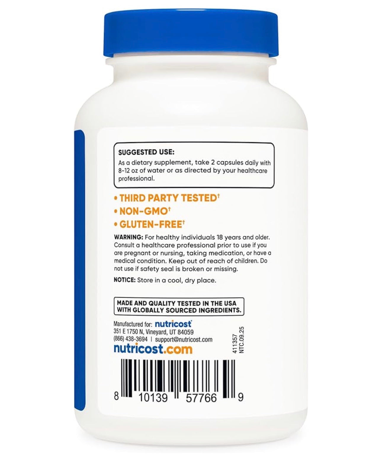 Nutricost Schisandra 1,200mg | Schizandra | Adaptogen | Fights Fatigue | Stress Support | 120 Capsules; Exp 12/2028