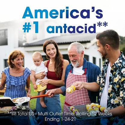 TUMS Ultra Strength Heartburn Relief Chewable Antacid Tablets | 1000mg Calcium Carbonate | Assorted Berries Flavor | 72 Chewable; Tablets Exp 02/2030