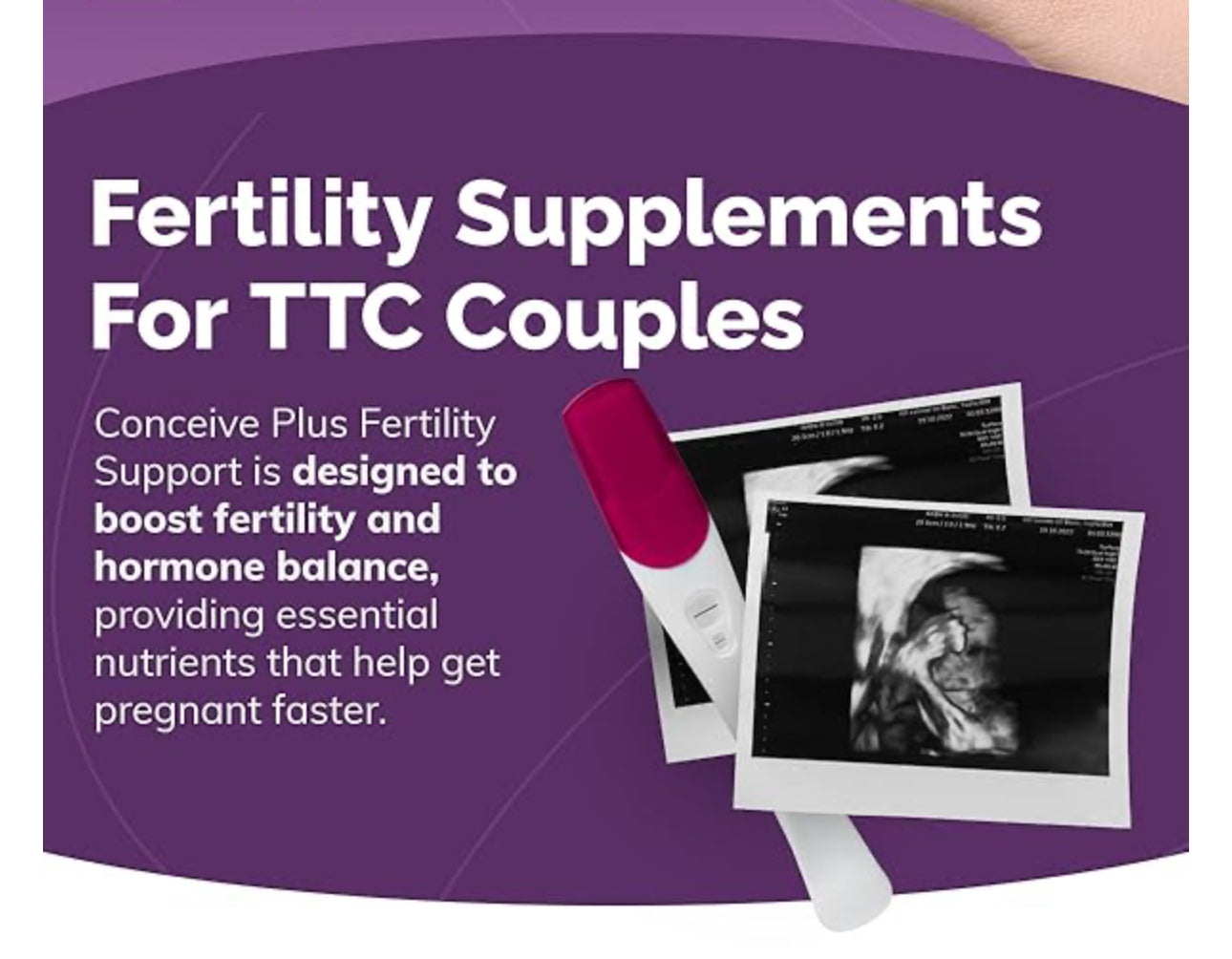 CONCEIVE PLUS Women's Fertility Support | Conception Prenatal Supplements for Her | Aids Hormonal Balance & Regular Cycles | With 23 Fertility Boosting Ingredients | 60 Capsules; Exp 08/2028 *New look