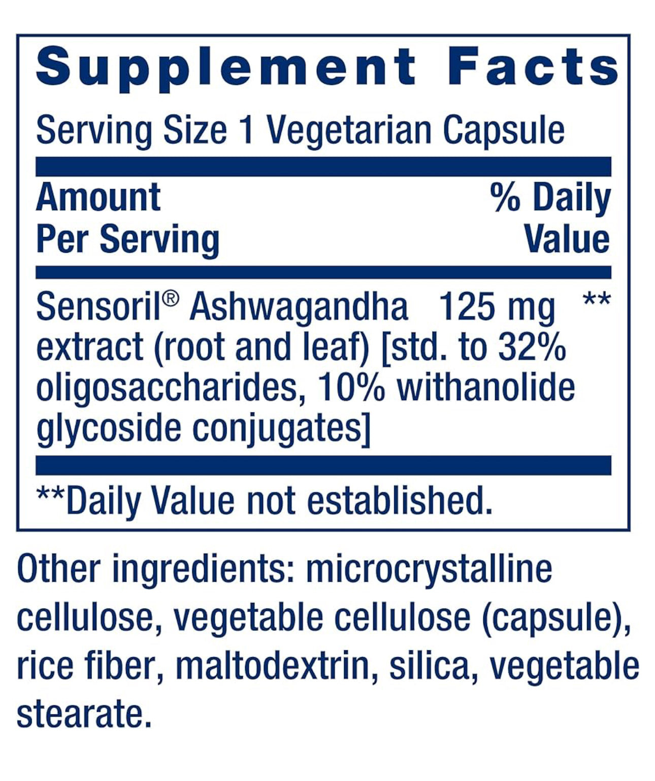 Life Extension Optimized Ashwagandha | Sensoril Ashwagandha Extract | Stress Management Support | Improves Focus, Memory & Mood | 60 Capsules; Exp 06/2027