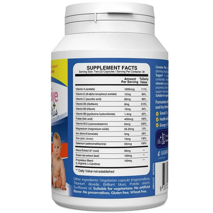 CONCEIVE PLUS Men's Fertility Support | for Healthy Sperm, Boosts Testosterone & Male Libido | Daily Fertility Multivitamin for Men | 60 Capsules; Exp 01/2028