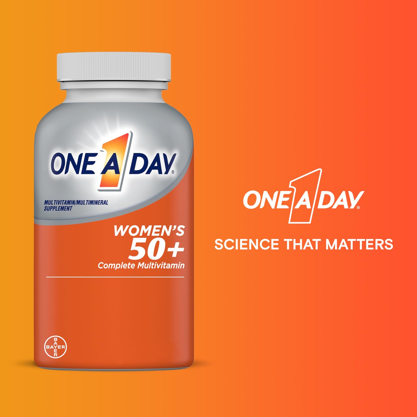 Bayer One a Day® Women's 50+ Multivitamin 100 tablets, Exp 03/2026