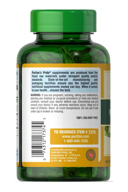 Puritans Pride Evening Primrose Oil 1000 mg | Similar to Efamol | Promotes Healthy Skin & Balanced Immune Response | 120 Softgels; Exp 07/2028