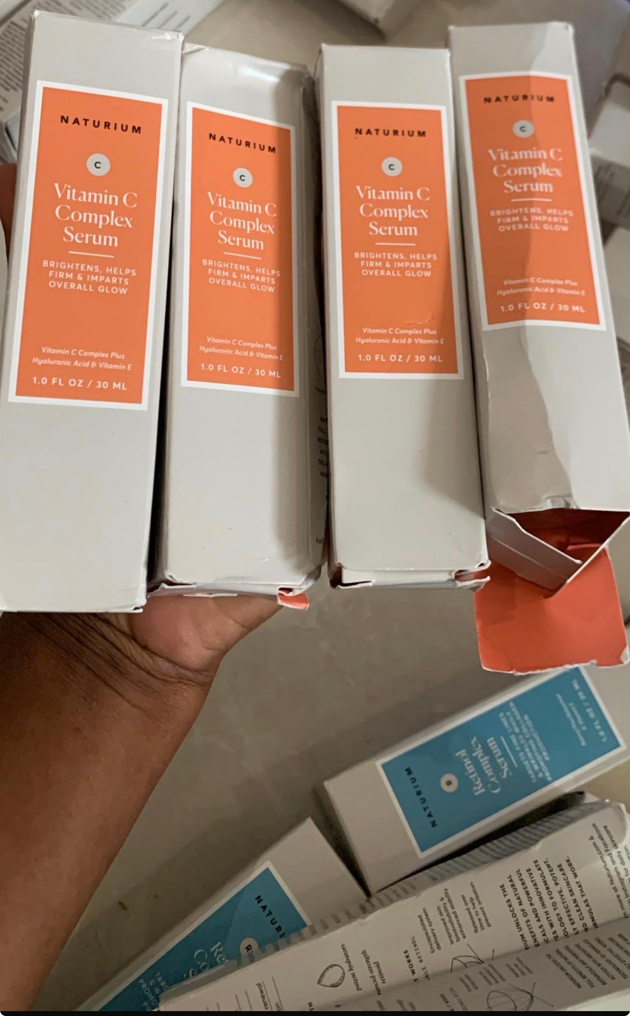 NATURIUM Vitamin C Complex Serum | Helps Brighten Overall Complexion | 30ml ❗️TORN PAPER-PACK👉🏽Check last picture