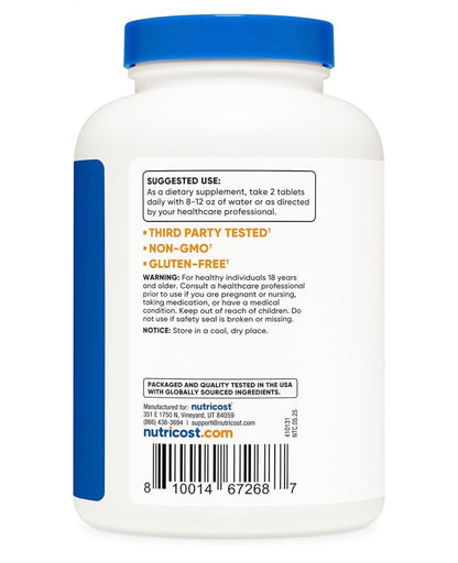 Nutricost Glucosamine 1800mg with Chondroitin & MSM | Promotes Normal Joint Mobility & Comfort | 240 Tablets; Exp 03/2029