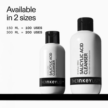 INKEY List Salicylic Acid Cleanser | Daily Acne-Busting & Oil Reducing Cleanser | 150ml; Exp 10/2026