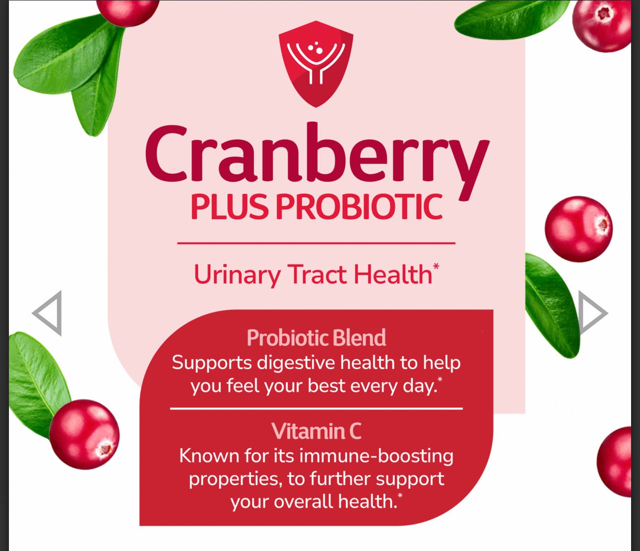 21st Century ® Cranberry Plus Probiotic | Urinary Health Support | For Men & Women | 60 Tablets Exp 07/2027 (New Look) - Ome's Beauty Mart