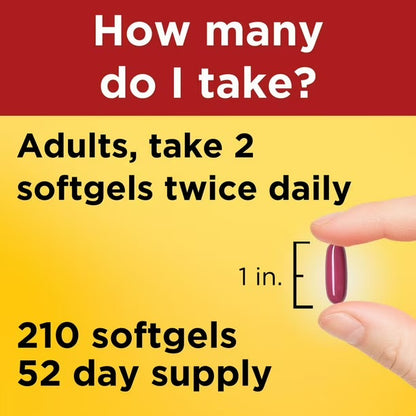 Nature Made CholestOff Plus | Reduces the Absorption of Dietary Cholesterol into the Bloodstream | 210 Softgels; Exp 09/2027
