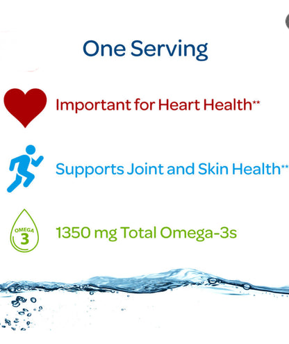 Puritan’s Pride Triple Omega 3-6-9 Fish & Flax Oils | Maintains Healthy Skin, Supports Heart Health & Proper Nervous System Function | 120 Rapid Release Softgels; Exp 08/2027