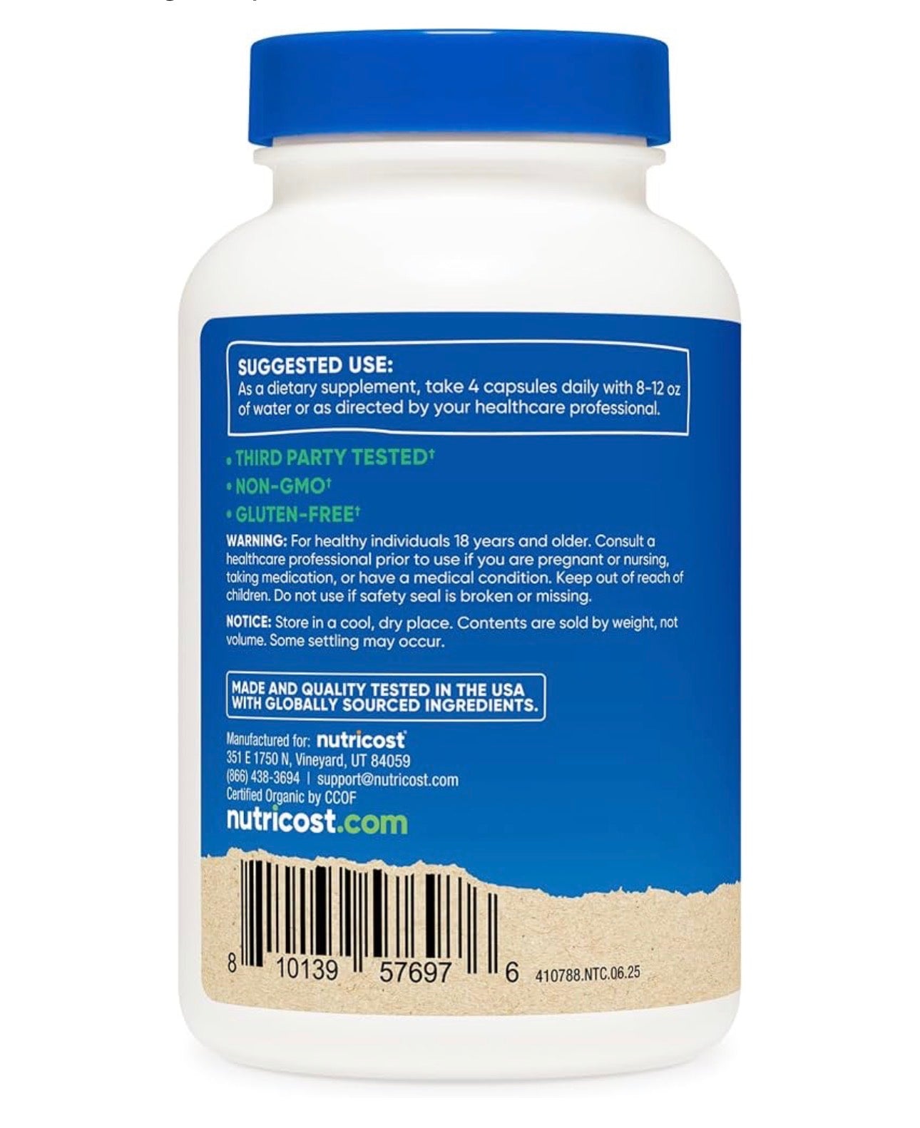 Nutricost Organic Triphala 2,000mg | Ayurvedic Digestive Cleanser, Tonifier & Digestive Support | 120 Capsules; Exp 10/2028