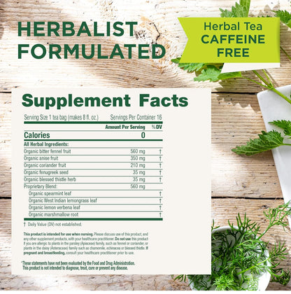 Traditional Medicinals Organic Mother's Milk | Fenugreek, Coriander, Anise, Bitter Fennel, Blessed Thistle, Spearmint |  Promotes Healthy Lactation | Breastfeeding Support | 16 Tea Bags; Exp 03/2027 ❗️Squeezed-Check Last Picture