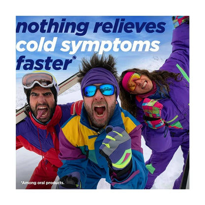 Alka-Seltzer (by Bayer) Plus Powerfast Fizz Severe Cold | Pain Reliever/Fever Reducer, Antihistamine, Nasal Decongestant | Orange Zest Flavor ~ 24 Effervescent Tablets; Exp JUL/2025