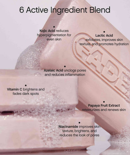 Topicals Faded Brightening & Cleansing Bar for Uneven Skin Tone (2 Bars in a Pack)