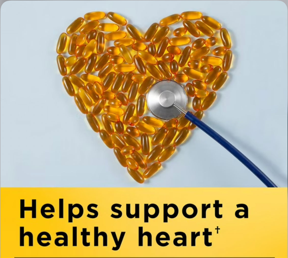 Nature Made Burp-Less Fish Oil 1200mg | Omega 3 Fish Oil for Healthy Heart Support | 240 Coated Softgels; Exp 06/2028