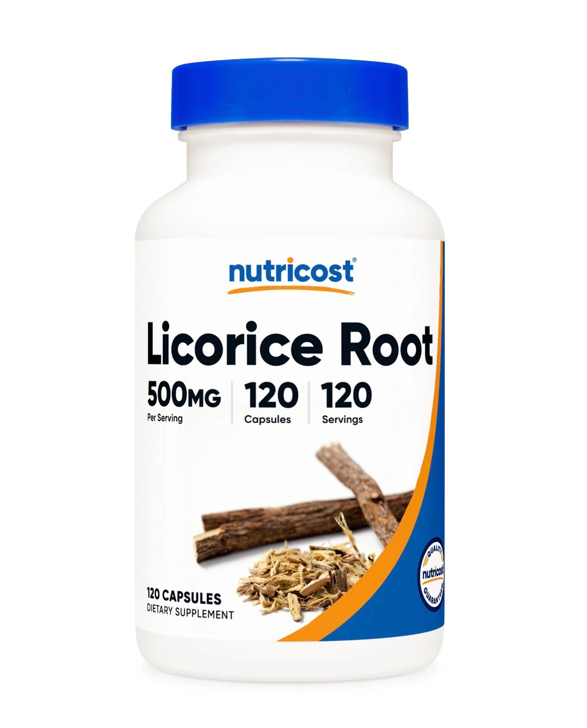 Nutricost Licorice Root 500mg | Supports the Liver & Respiratory System | Help Cleanse the Colon | 120 Capsules; Exp❗️ UNCLEAR 08/2027 👉🏽Check Last Picture