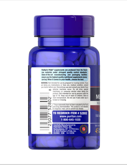 Puritan’s Pride Melatonin 10 mg | Drug-Free Sleep Aid | Cherry Flavor | 45 Quick Dissolve Tablets; Exp 09/2027