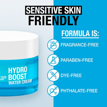 Neutrogena Hydro Boost Hyaluronic Acid Water Cream | For Dry Skin |Fragrance Free 1.7oz, 50ml