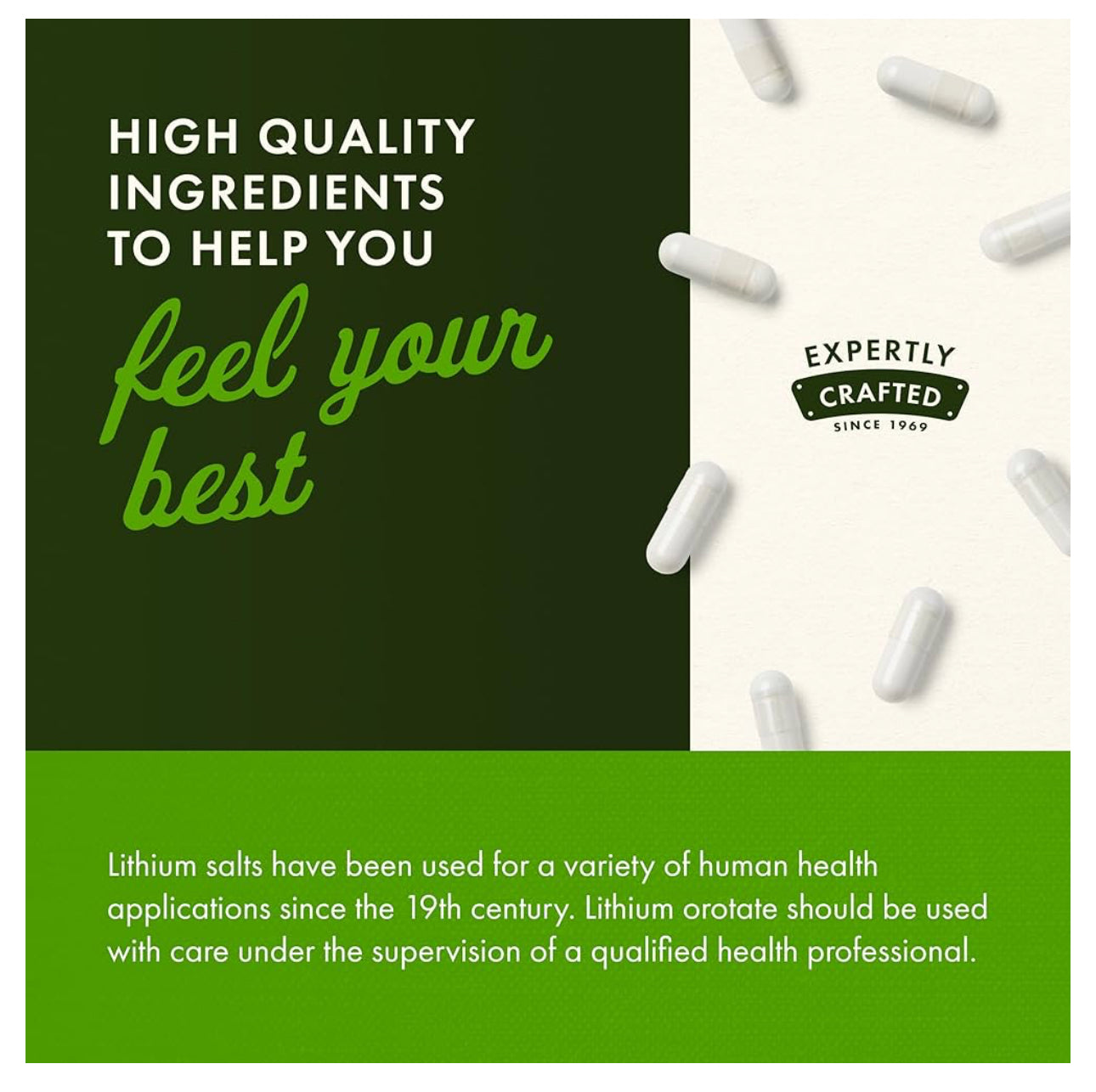 Swanson Lithium Ororate 5mg | Brain and Nervous System Health |
Supports Healthy Mood, Emotional Wellness, Behavior, Memory and Neurotransmitter Activity | 60 Capsules; Exp 05/2028