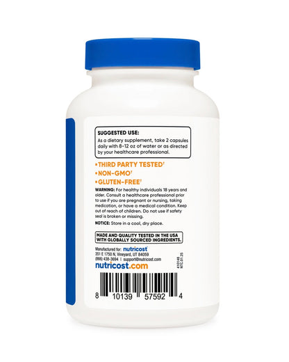 Nutricost Neem Leaf 1,100mg | 120 Capsules; Exp 03/2028