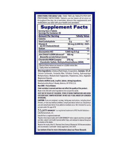 Osteo Bi-Flex Joint Health Supplement with Vitamin D and Glucosamine Chondroitin MSM | For Bone & Joint Health | 80 Coated Capsules; Exp 12/2025