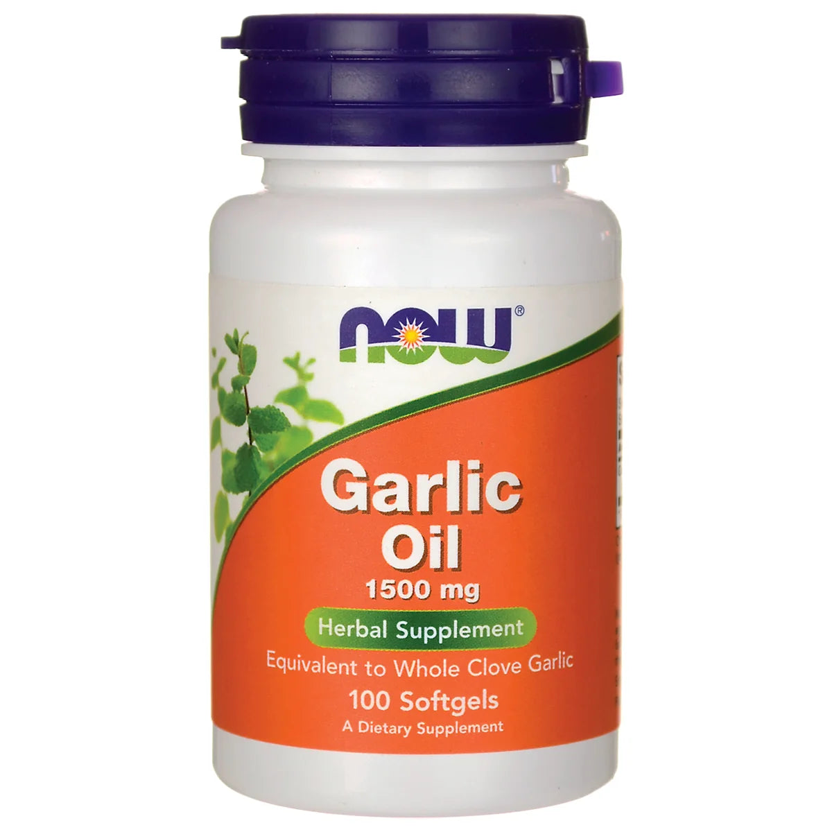NOW Garlic Oil Concentrate 1500mg per Serving | Supports Heart Health, Reduces Inflammation & Fight Microbes | 100 Softgels; Exp 06/2029