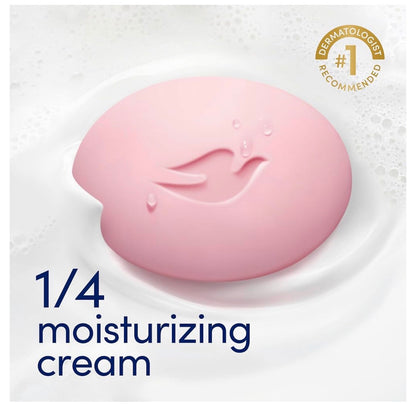 Dove Pink Rosa Beauty Bar | Nourishes Your Skin | 3.75oz/106g - 12 Bars of Soap