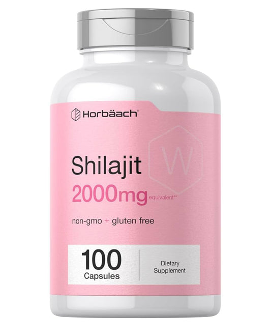 Hoorbach Shilajit 2000mg | Naturally-Occuring Fulvic Acid | 100 Capsules; Exp 09/2027