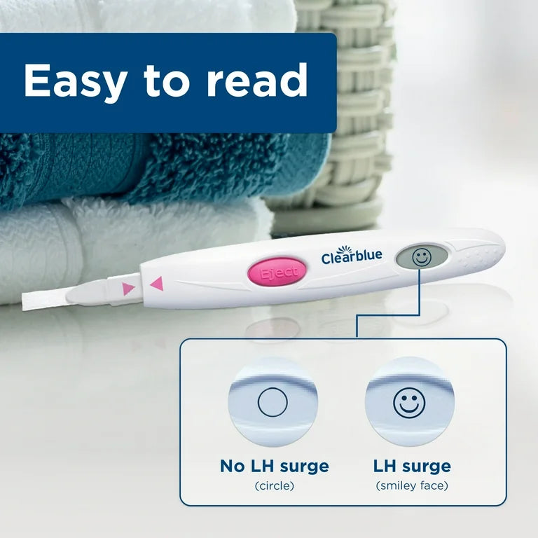 Clearblue Digital Ovulation Predictor Kit | Detects Your 2 Most FertileDays | Maximize Your Chance of Getting Pregnant | 10 Ovulation Tests; Exp 08/2027 ❗️Squeezed Paper Pack-See last picture