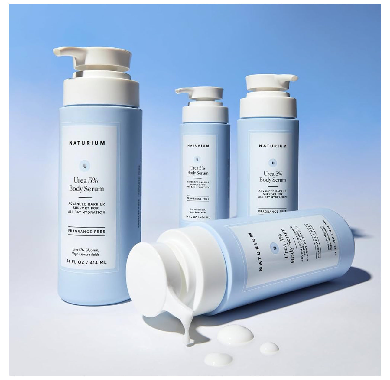 Naturium Urea 5% Body Serum | Advanced Barrier Support for All Day Hydration | Lightweight, Hydrating Serum with Nourishing & Soothing Benefits for Barrier Support | 14 oz/414 ml