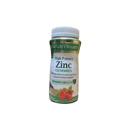 Nature's Bounty Zinc 30mg |  Immune and Antioxidant Support | Mixed Berry Flavor, 70 Gummies Exp 01/2026