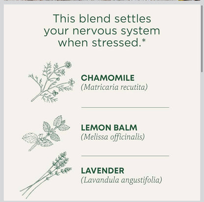 Traditional Medicinals Organic Chamomile & Lavender | Chamomile, Lemon Balm & Lavender Blend | For Stress Relief and Relaxation | 16 Tea Bags; Exp 02/2029
