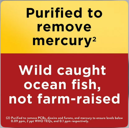 Nature Made Burp-Less Fish Oil 1200mg | Omega 3 Fish Oil for Healthy Heart Support | 240 Coated Softgels; Exp 06/2028