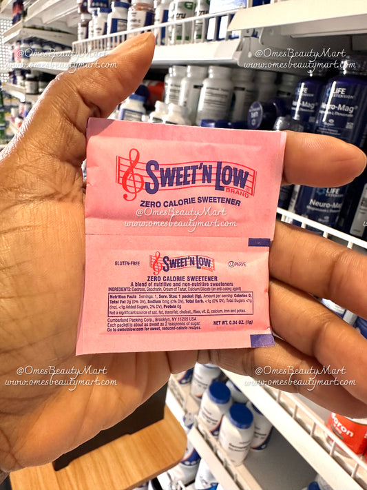 Sweet'N Low Zero-Calorie Sweetener | Sugar Substitute | Great for Diabetes & Those Trying to Cut Down Calories from Sugar | 50 Packets