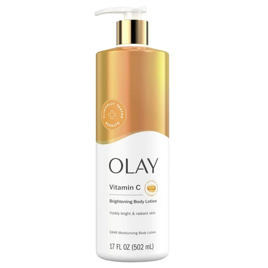 Olay Revitalizing & Hydrating Body Lotion with VITAMIN C | Brightening | 17fl.oz/502ml (New Look)