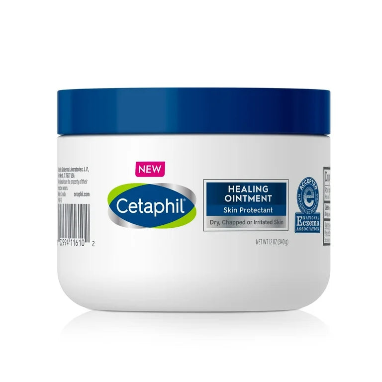 Cetaphil Healing Ointment Skin Protectant | For Dry, Chapped or Irritated Skin | Suitable for Babies | Multi-Purpose Ointment Similar to Aquaphor | 12oz/340g