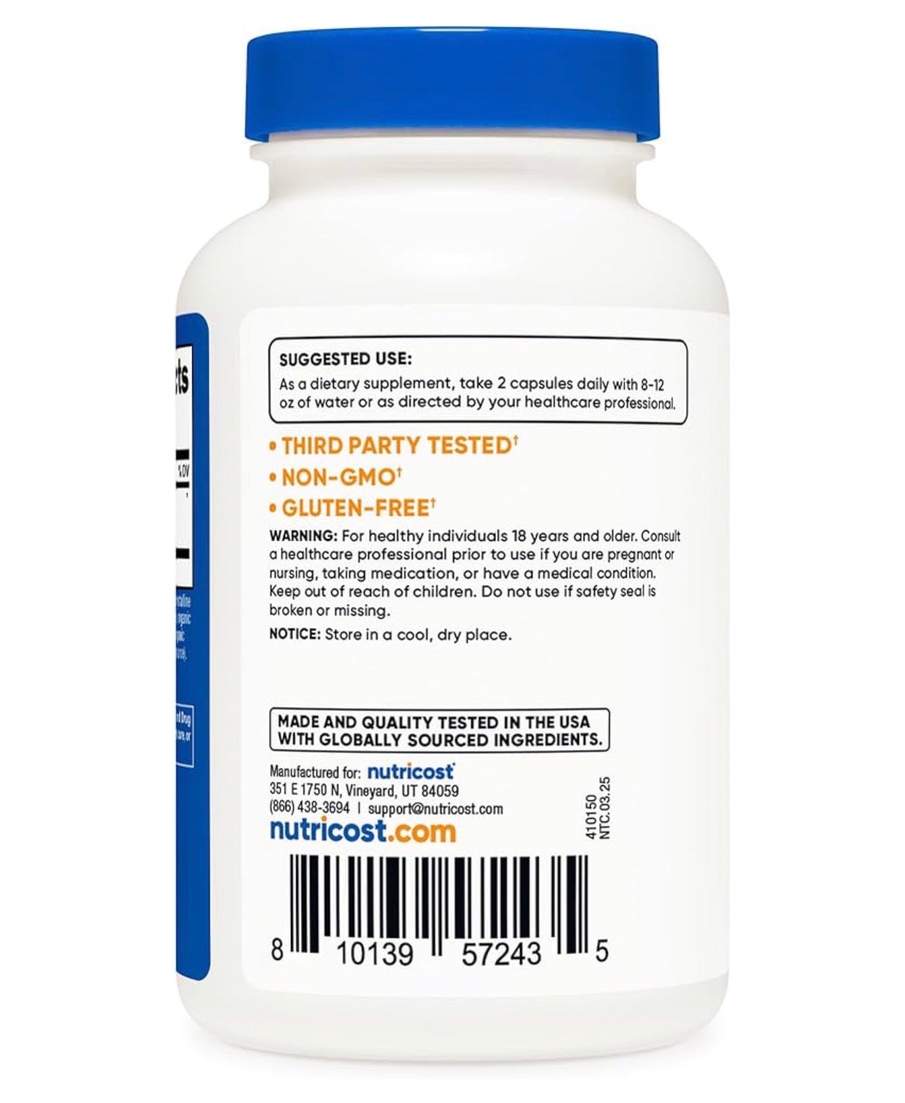 Nutricost Horse Chestnut Extract 700mg | Standardized to 20% Aescin | Promotes Healthy Leg Veins & Circulation | 180 Capsules; Exp 04/2028