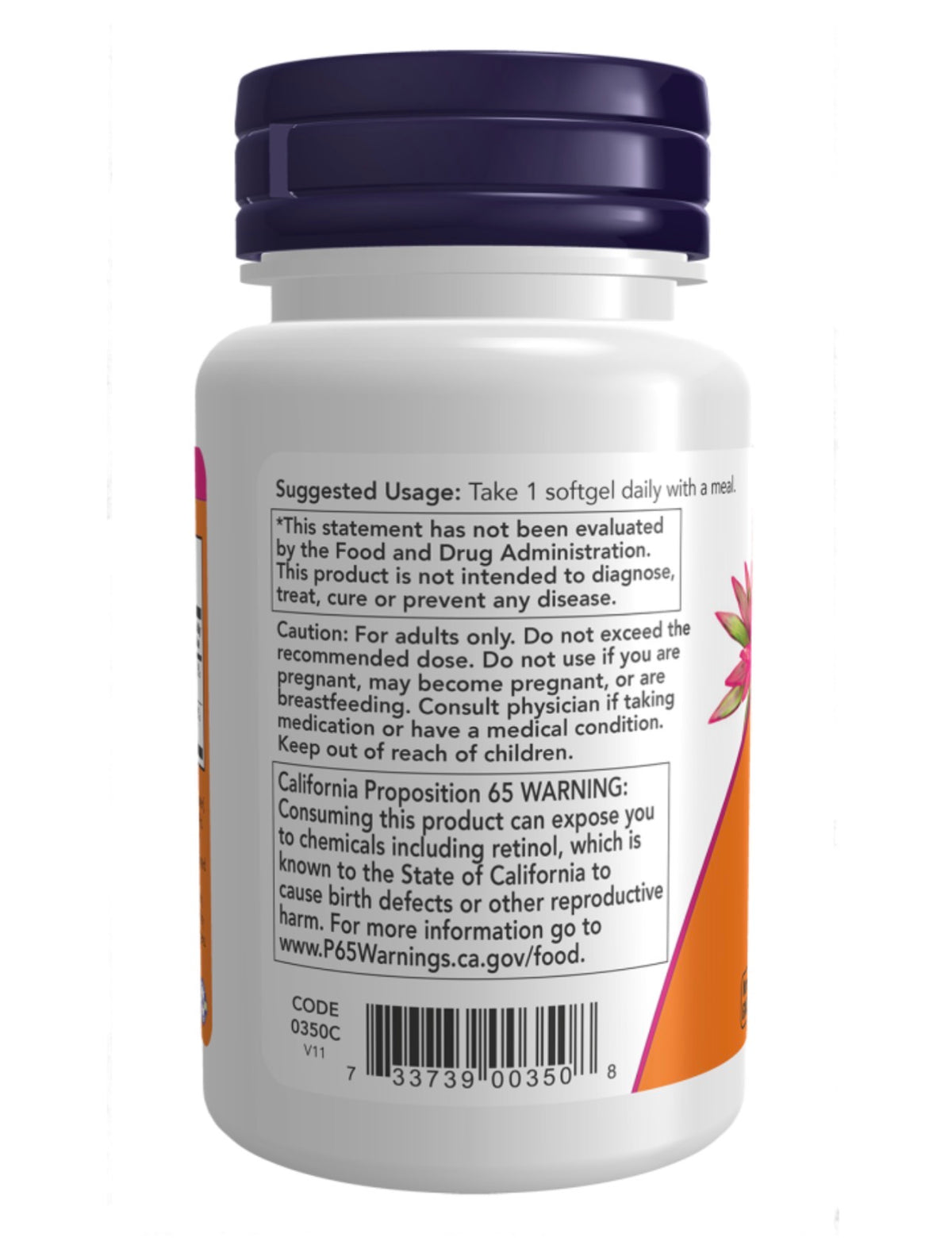 NOW Vitamin A & D 10,000/400IU | Supports Skin, Bone, Teeth & Immune Health | 100 Softgels; Exp 04/2029