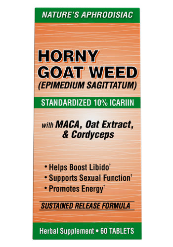 Windmill Horny Goat Weed | With Pure Maca, Oat Extract & Cordyceps | Sustained Release Formula | Helps Boost Libido | 60 Tablet, Exp 11/2026